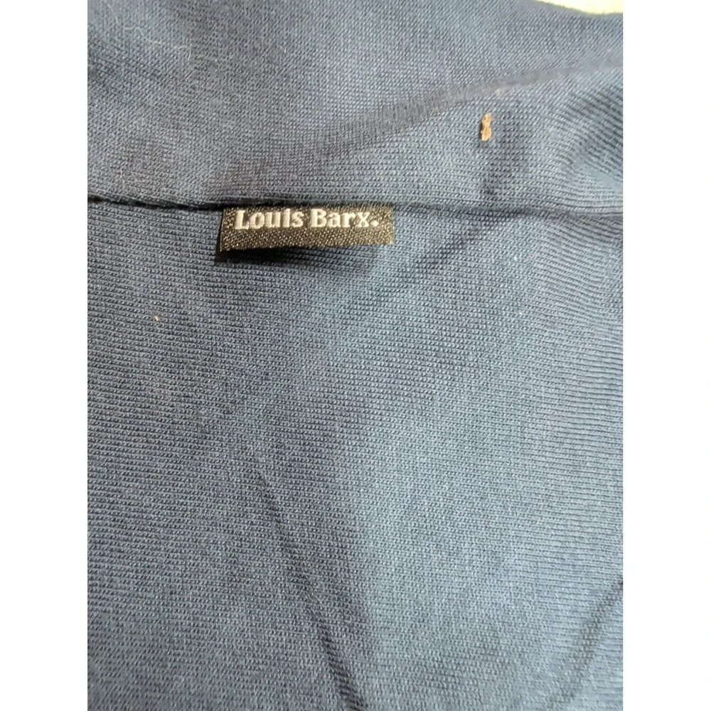 Louis Barx Navy‎ Blue Creme De La Creme Dog Graphic T-Shirt Size M NWT